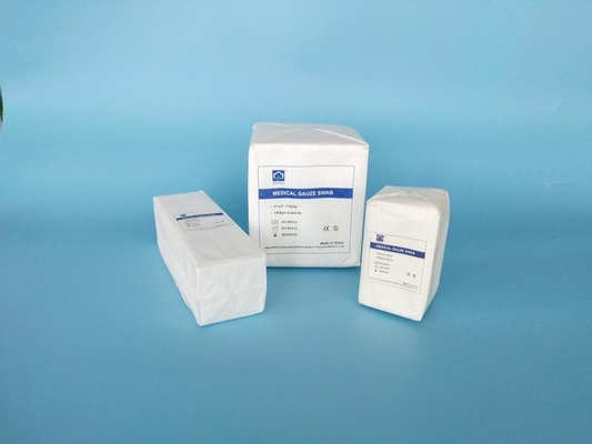 Gaus-swab 12x8 mesh medische katoenvoorzieningen voor steriele en niet-steriele behoeften in ziekenhuizen
