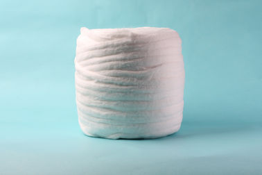 Bleached Cotton Beauty Coils , Surgical Cotton Wool For Wound Dressing
