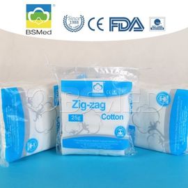 Wound Dressing / Care Zig Zag Cotton White Color With Custom Design