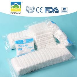 Disposable Small Size Zig Zag Cotton Pleats 50g / 100g 5.5 - 7.5 PH Value